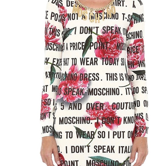 Moschino matching dress & mini bag white flower and logo embellished. Value 4000 - Picture 6 of 6